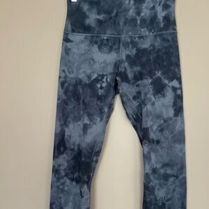 lululemon athletica Tie-Dye Leggings - Black and Gray
